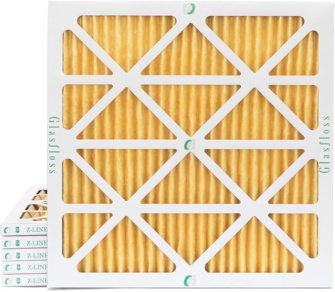 Glasfloss 14x14x1 MERV 11 AC & Furnace Air Filters. Box of 6. Actual Size: by Glasfloss