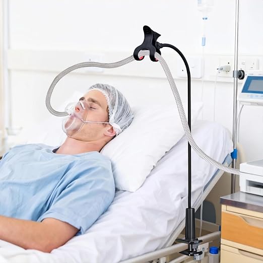 QCWN CPAP Hose Holder for Bed Flexible CPAP Tube Holder Stand - Image 3