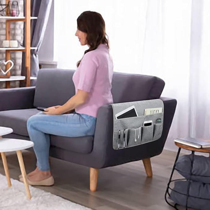 NB Sofa Armrest Organize Remote Holder Bedside Caddy Organizer - Image 6