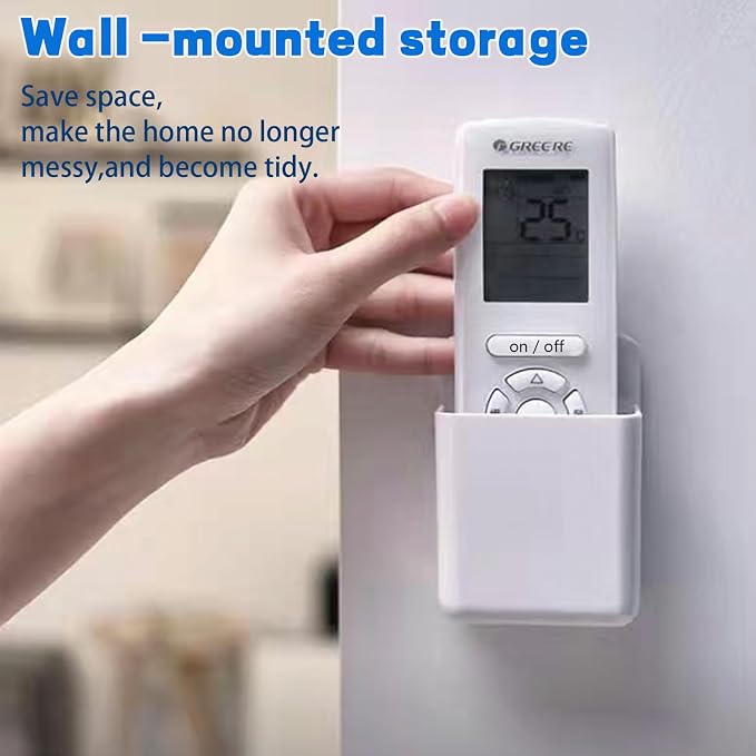 KAKAMINA Remote Control Holder Wall Mount 6pcs, TV Remote Holder - Image 3