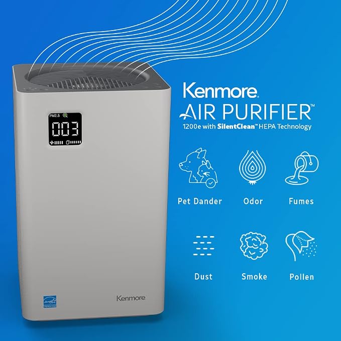 Kenmore KF250 1200e Series Air Purifier Replacement True HEPA Filter - Image 3
