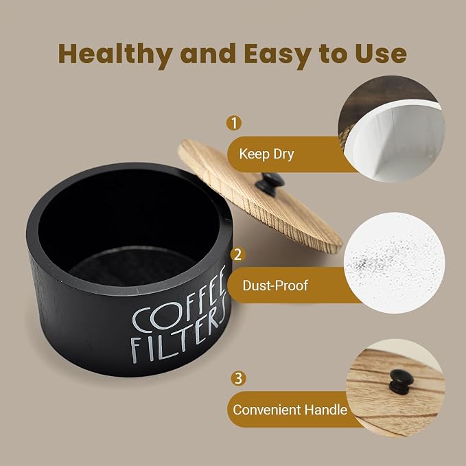 Wooden Coffee Filter Holder - Image 4