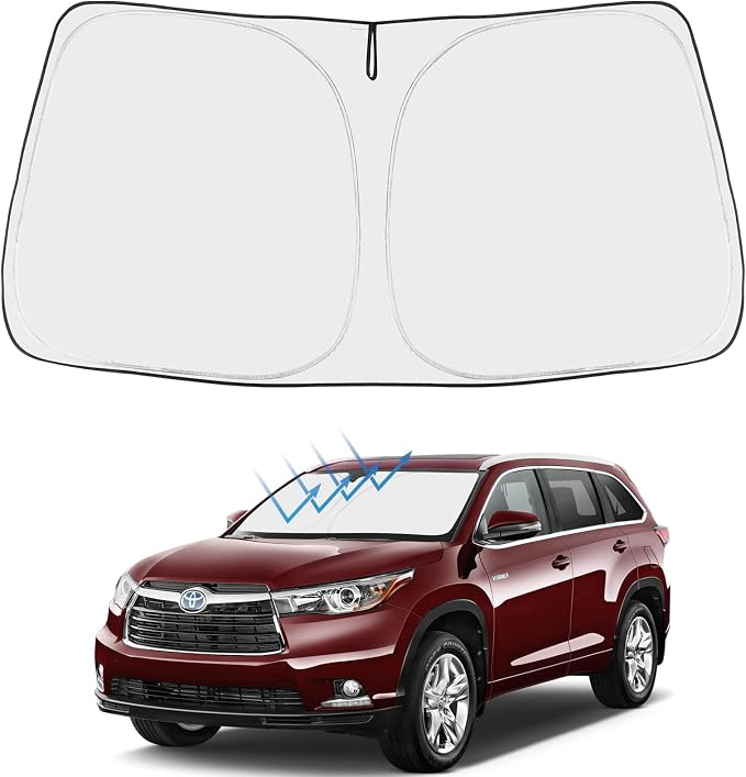 Proadsy 2026 Upgrade Front Windshield Sun Shade Foldable Sunshade Protector by Proadsy