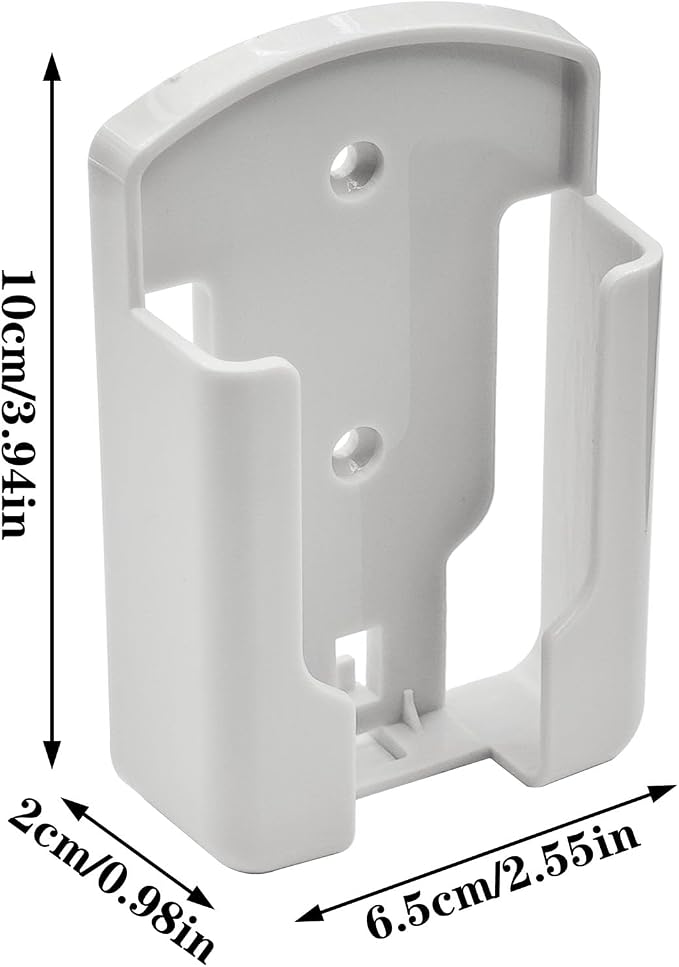 1PCS Remote Control Bracket White Self-Adhesive Media Storage Box Wall Remote - Image 2