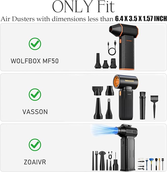 Case for WOLFBOX MegaFlow 50/ MF50/ VASSON/ZOAIVR Electric Air Duster, Travel - Image 2