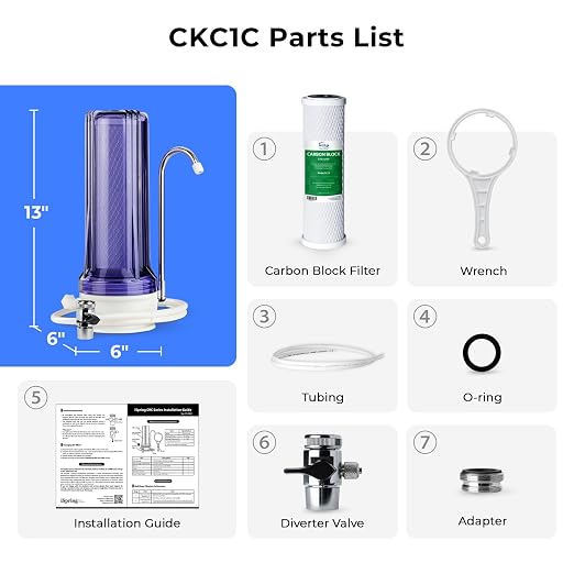 iSpring CKC1C Countertop Drinking Water Filtration System - Image 7