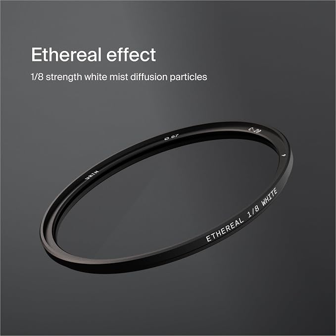 Urth 43mm Magnetic Ethereal White Mist ⅛ Diffusion Lens Filter — Cinematic - Image 2