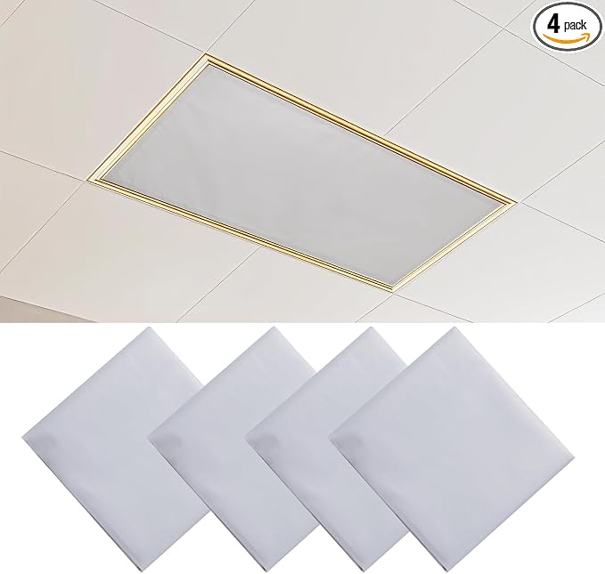 Torixqi 4 Pcs Fluorescent Light Covers by Torixqi