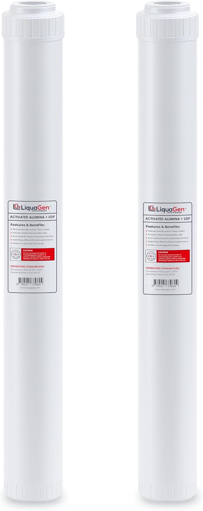 LiquaGen Activated Alumina & Coconut Carbon Water Filter Cartridge – Helps by LiquaGen