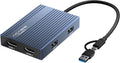 ACASIS USB C to Dual HDMI DisplayLink Adapter, 2 HDMI & 3 USB-A Ports, 100W PD by ACASIS