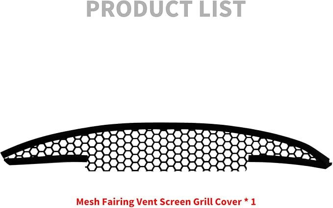 Motorcycle Fairing Mesh Grill Side Vent Screen Cover Fit - Image 5