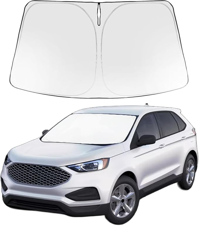 Proadsy 2026 Upgrade Windshield Sun Shade Custom Fit 2015-2024 Ford Edge by Proadsy