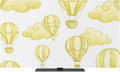 Abstract Yellow Hot Balloons Clouds Indoor TV Cover, Elastic TV Screen by Unknown
