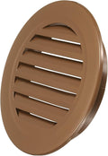 PATIKIL 7" Round Air Vent, Louver Grille Cover Aluminum Alloy Soffit Vent HVAC by PATIKIL