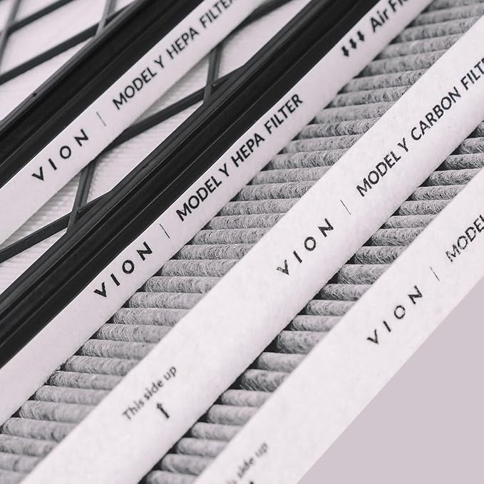 VION Model Y Front Trunk HEPA Carbon Air Filters Kit - Image 6