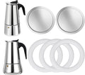 2 Pcs Filter with 3 Pcs Silicone Gasket Seals by Theperfectcombinationofcoffeehomeandhealthylivingmakingeverydayadayofrituals
