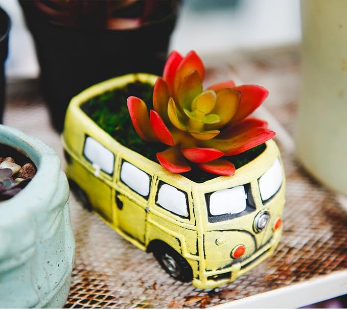 4 Pack Succulent Plants Pot, Small Indoor Plants Pots - Image 4