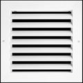 8'' x 8'' White Return Air Vent Cover, Aluminum Return Air Grille HVAC Air by DECOAIRCON