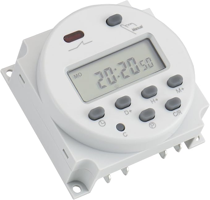 Baomain Digital LCD Programmable Timer CN101C Input 12V Output 12V DC/AC 16A - Image 3