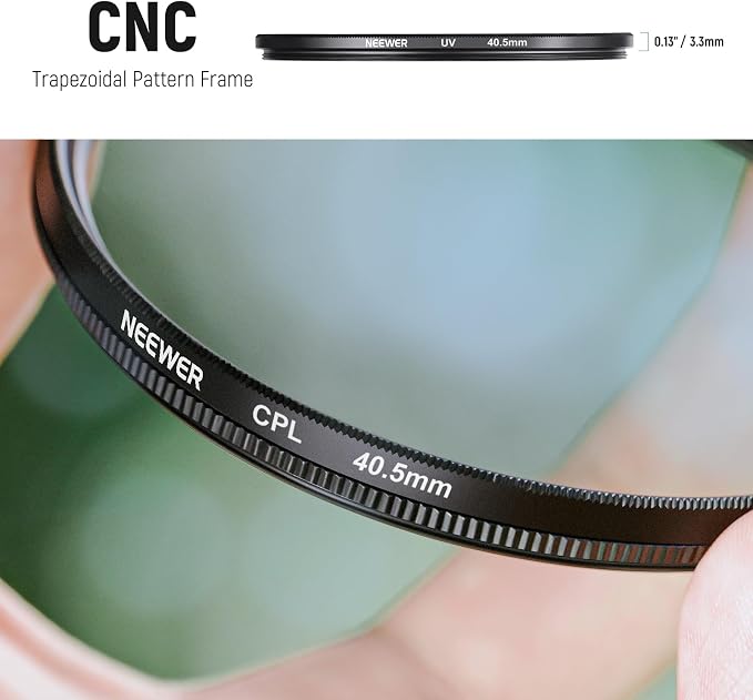 NEEWER 40.5mm ND Filter Pack and Lens Accessories, ND2 ND4 ND8 UV FLD CPL - Image 5