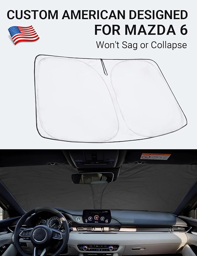 Proadsy 2026 Upgrade Front Windshield Sun Shade Foldable Sunshade Protector - Image 2