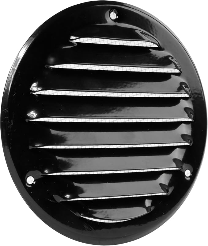 Vent Systems 4" Inch Black Soffit Vent Cover by VentSystems