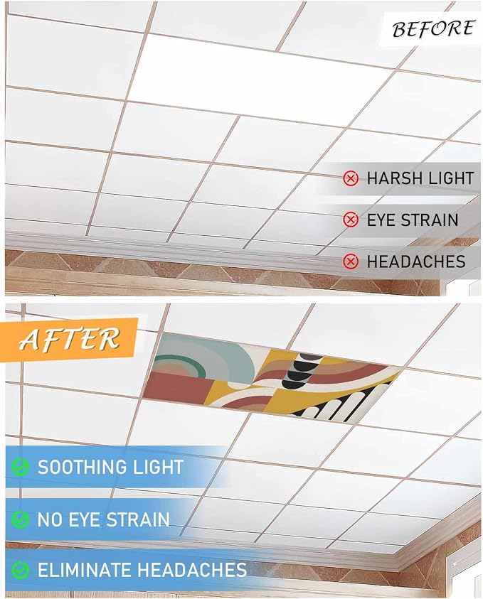 2 Pack Medieval Fluorescent Light Covers - Image 7