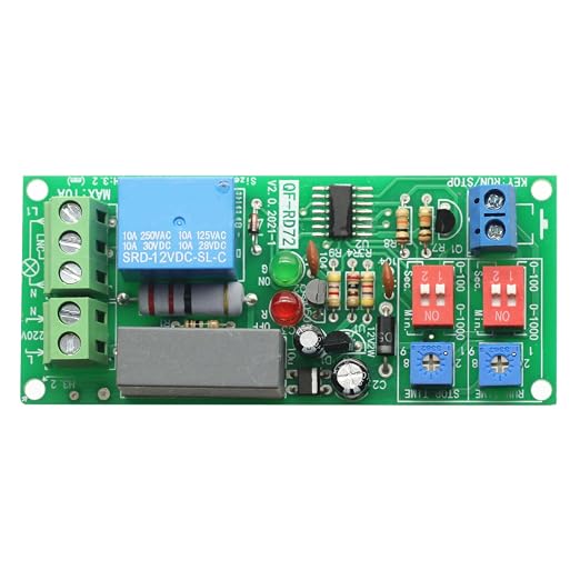 Dual Time Adjustable Cycle Delay Timing Relay Repeat ON Off Switch Infinite - Image 3