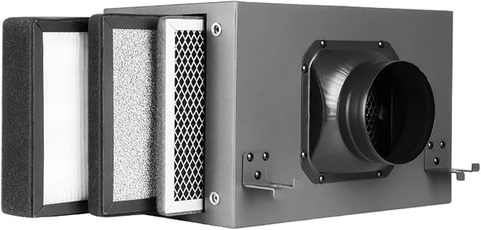 Air Purification For Home Microparticle Capture HEPA Carbon Filter 3-Layer - Image 2