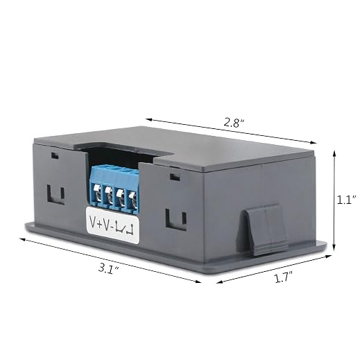 DROK Delay Relay Module, DC 6-30V Timer Relay 12V 24V 0.01s-9999min 50mA - Image 5