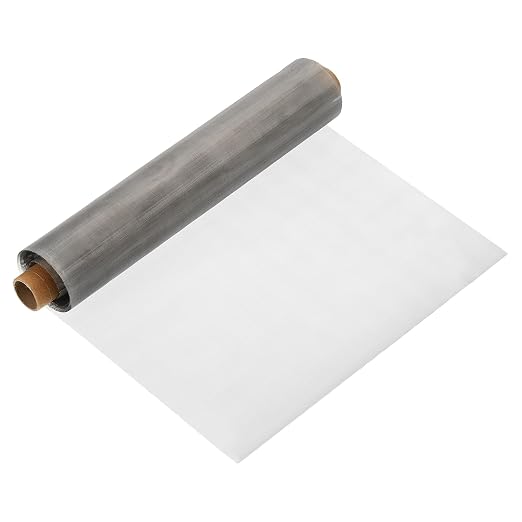 PATIKIL 304 Stainless Steel Wire Mesh Screen, 80 Mesh Woven Air Vent Filter by PATIKIL