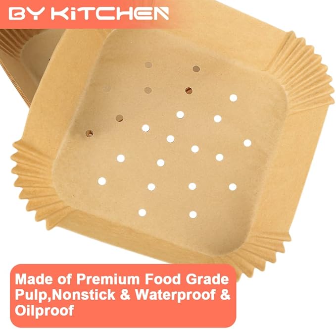 BYKITCHEN Square Air Fryer Liners - Image 6