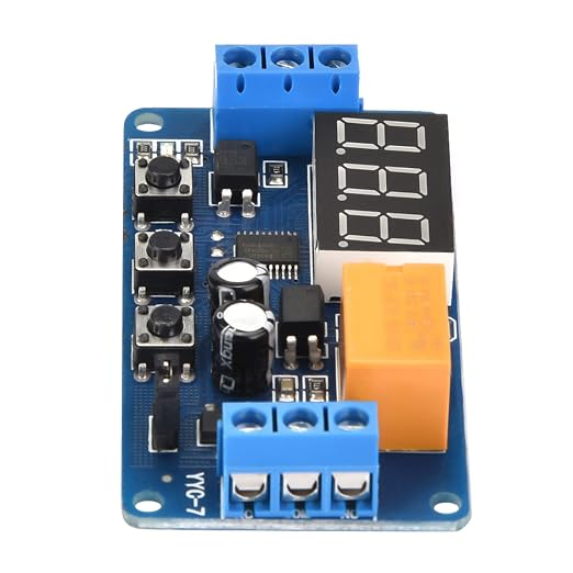 Adjustable Cycle Timer Relay Module 3V-7V DC Time Delay Switch - Image 3