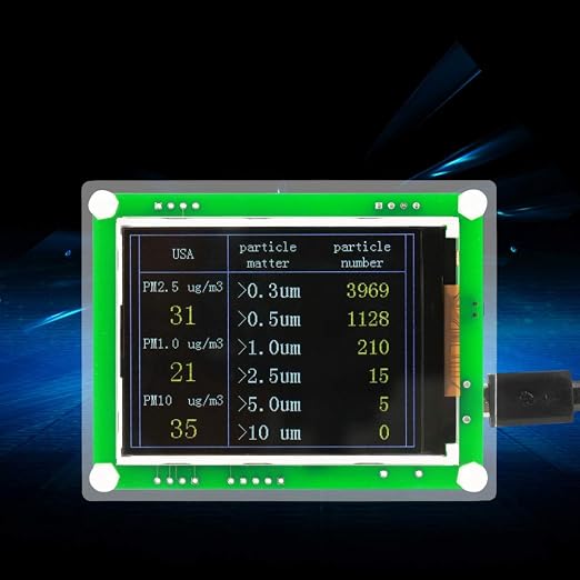 Air Quality Detector, PM2.5 Air Quality Monitor Meter Multifunctional Testing - Image 3