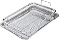 Air Fryer Basket for Oven, 2 Piece Nonstick Crisper Tray & Basket, Stainless by Unknown