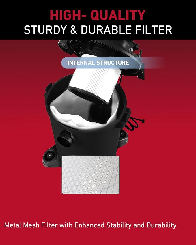 2 Pack Replacement for Shop Vac 90304 Standard Cartridge Filter Type U/X/W | - Image 3