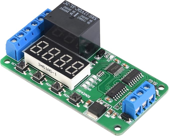 DR42A01 Channel Multifunctional DPDT Delay Timer Relay Control Module - Image 7