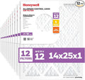 Honeywell 14x25x1 MERV 12 Electrostatic Pleated HVAC AC Furnace Air Filter | by HoneywellAirComfort