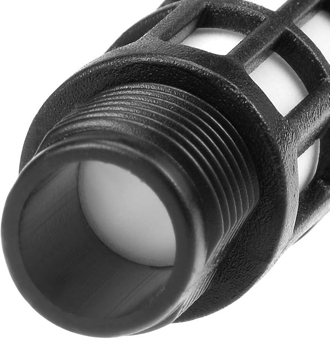 Beduan Pneumatic Air Compressor Muffler Fitting 3/8" NPT Compressed Exhaust - Image 2