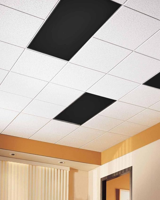 Magnetic Light Cover for Classroom Drop Ceiling, 2 Pack 4x2 Ft Fluorescent - Image 2