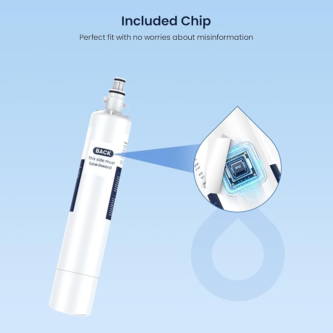 GLACIER FRESH Replacement for RPWFE, RPWF Refrigerator Water Filter, Compatible - Image 2