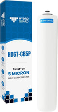 Hydro Guard HDGT-CB5P Twist GAC Carbon Post Filter, Granular Activated Carbon by espwaterproducts