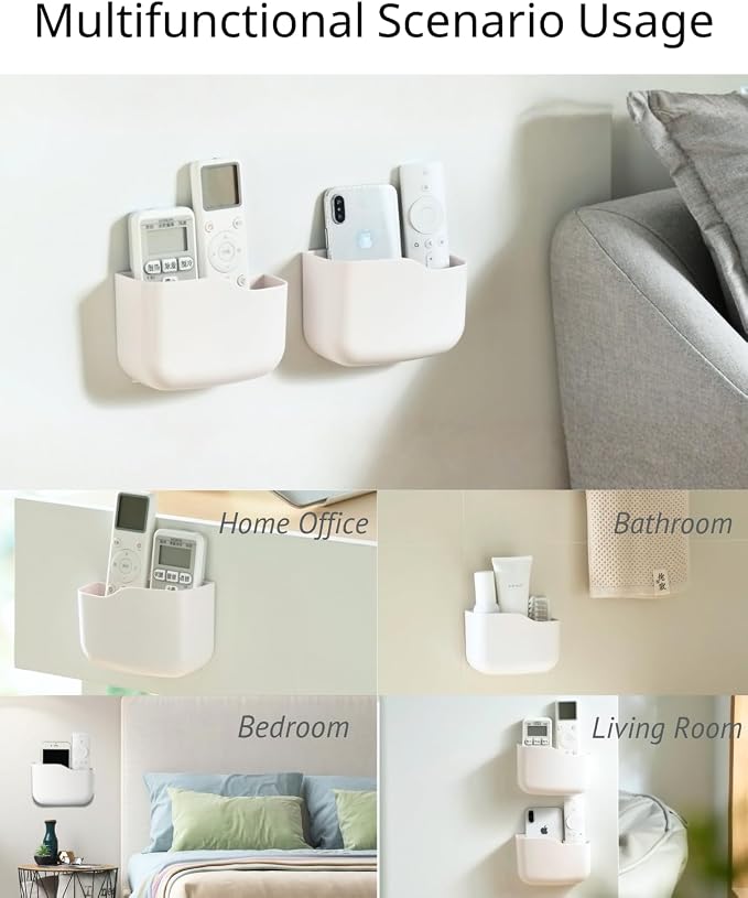 LINFIDITE TV Remote Holder Wall Mount Remote Control Holder - Image 7