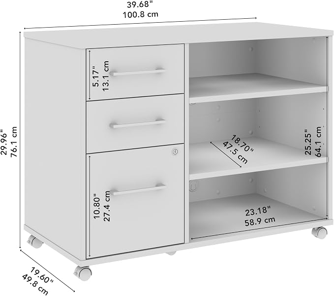 Bush Business Furniture Hustle Office Storage Cabinet - Image 3