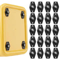 8 Pack Adhesive Caster Wheels, 360° Swivel Sticky Appliance Rollers, Quiet by Unknown