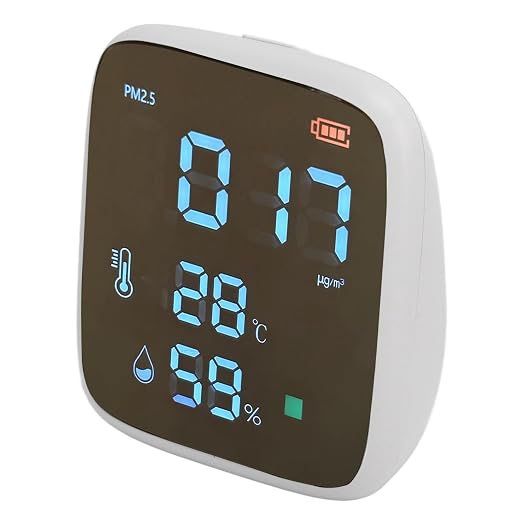 Air Quality Monitor Indoor PM2 5 Meter Portable Smart Sensor Temperature - Image 3