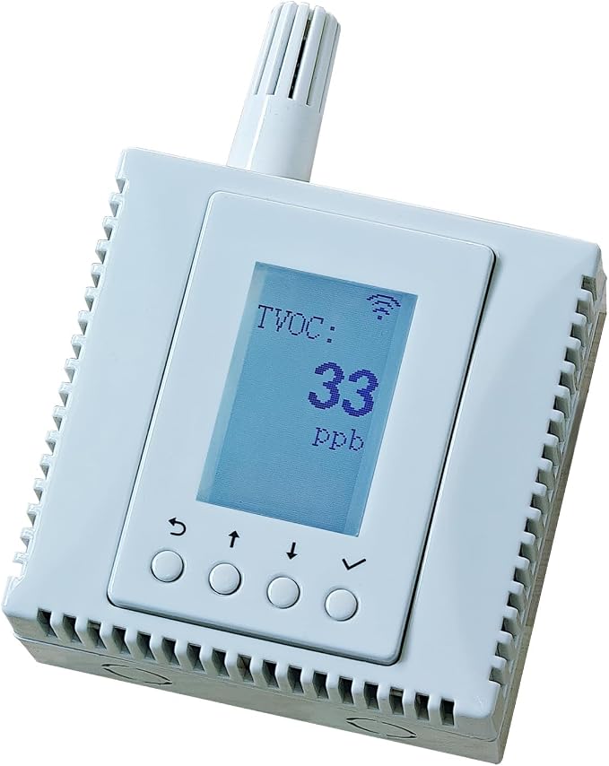 WiFi Indoor Air Quality Monitor, 4-in-1 Temperature Humidity CO2 TVOC Sensor - Image 9