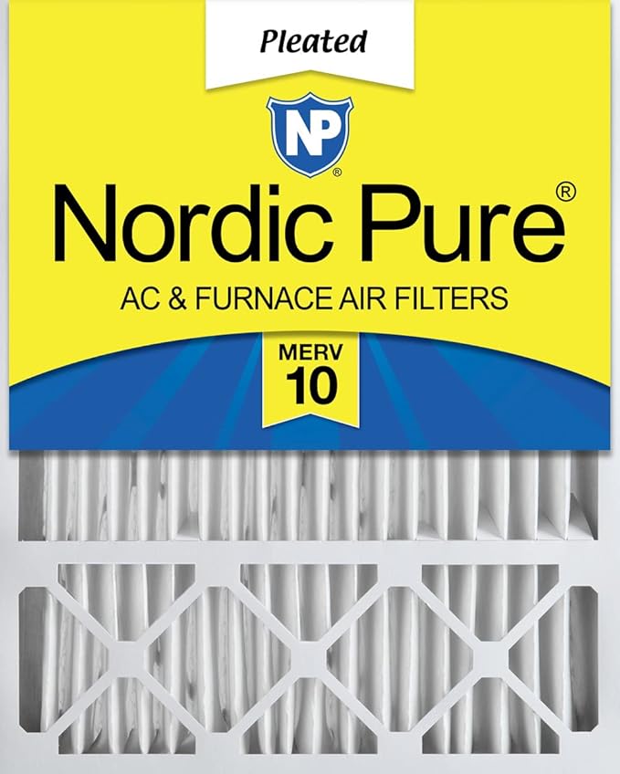 Nordic Pure 16x25x5 Honeywell/Lennox Replacement MERV 10 Air Filter 1 Pack | by NordicPure