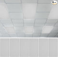 QOUBAI 6 Pcs Fluorescent Light Covers by QOUBAI