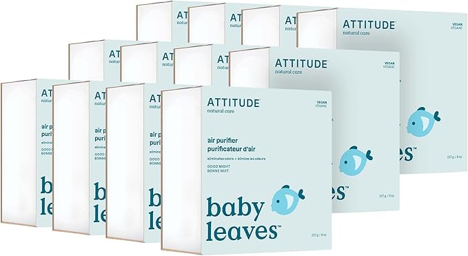 ATTITUDE Air Purifier with Activated Carbon Filter, Plant- and Mineral-Based by ATTITUDE